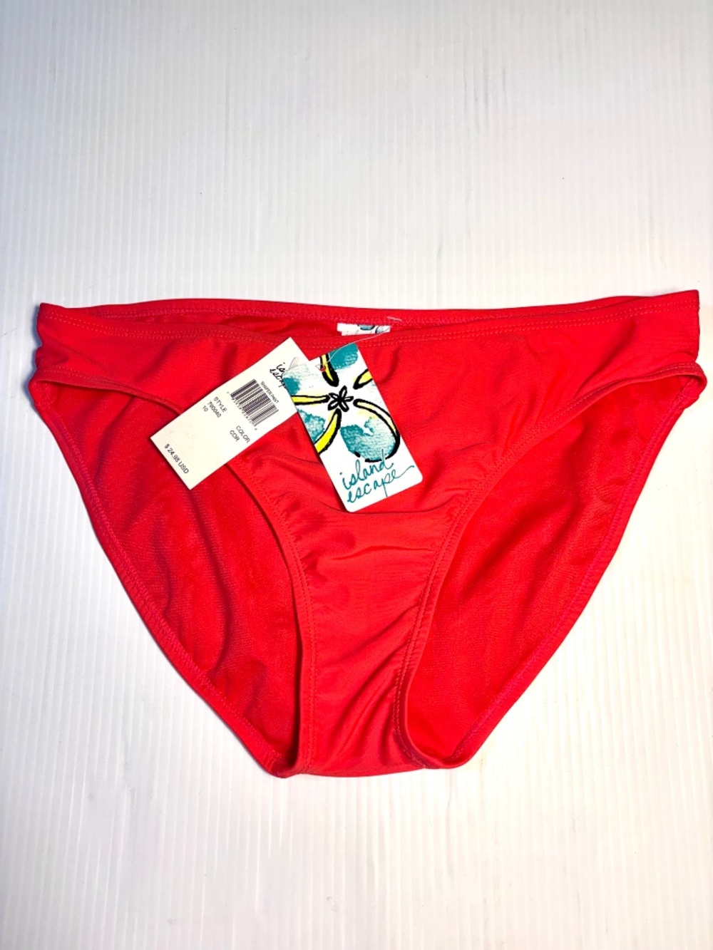 NWT Island Escape Bikini Shaper Bottoms Coral 10